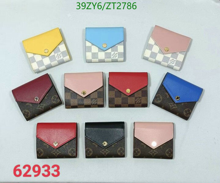 LV Bags-(4A)-Wallet-,Code: ZT2786,$ 51USD