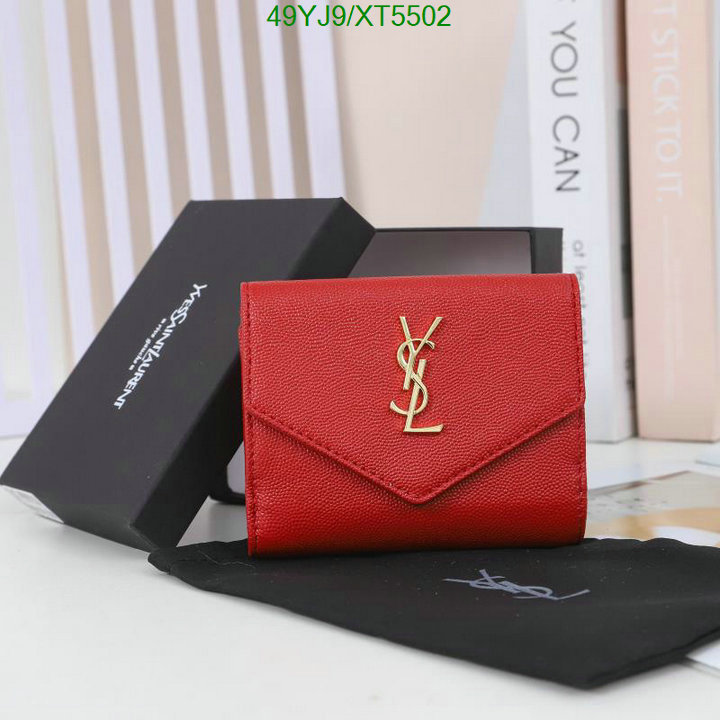 YSL Bag-(4A)-Wallet-,Code: XT5502,$ 64USD