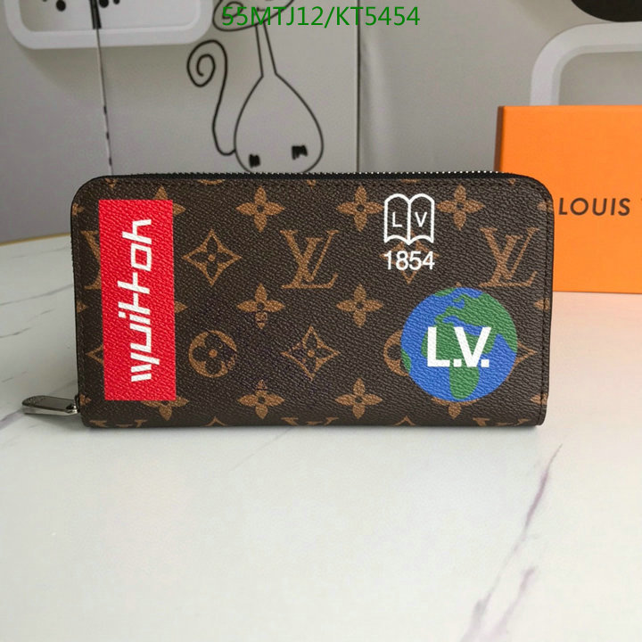 LV Bags-(4A)-Wallet-,Code: KT5454,$ 72USD