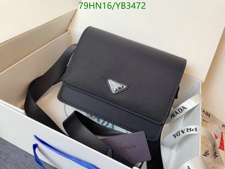Prada Bag-(4A)-Diagonal-,Code: YB3472,$ 103USD