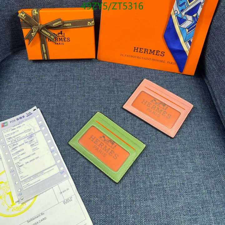 Hermes Bag-(4A)-Wallet-,Code: ZT5316,$ 64USD