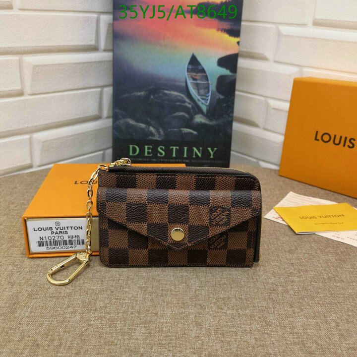 LV Bag-(4A)-Wallet- Code: AT8649 $ 46USD