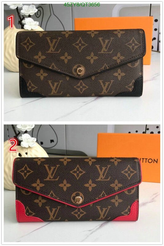 LV Bag-(4A)-Wallet- Code: QT3656 $ 59USD