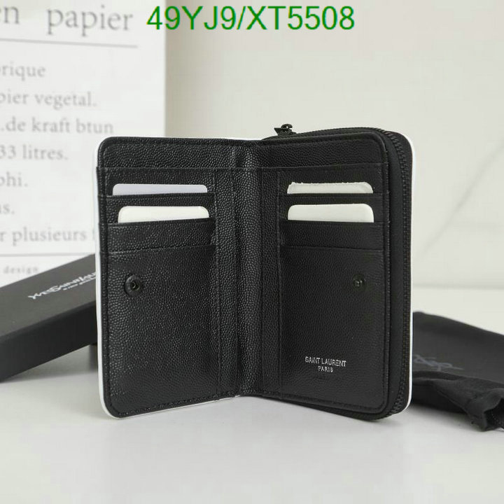 YSL Bag-(4A)-Wallet-,Code: XT5508,$ 64USD