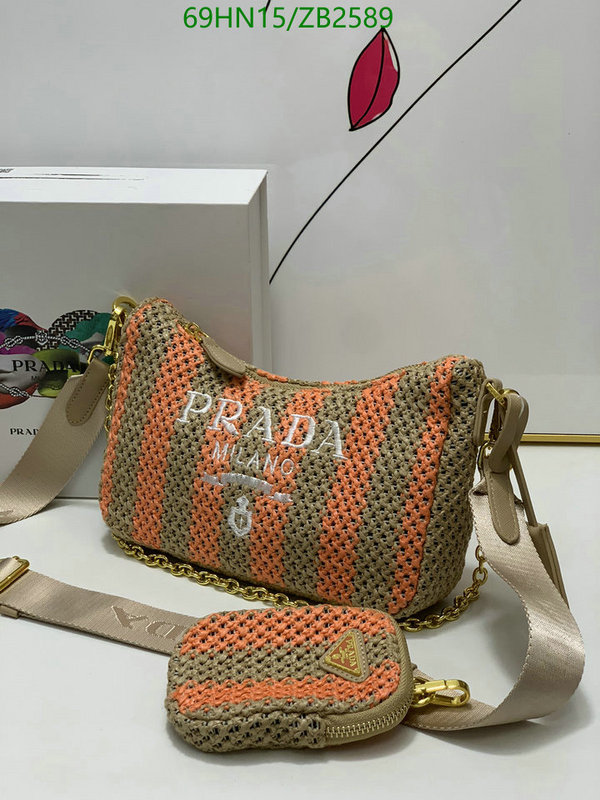 Prada Bag-(4A)-Re-Edition 2005 Code: ZB2589 $ 90USD