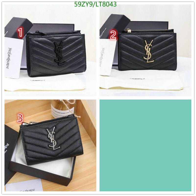 YSL Bag-(4A)-Wallet- Code: LT8043 $ 77USD