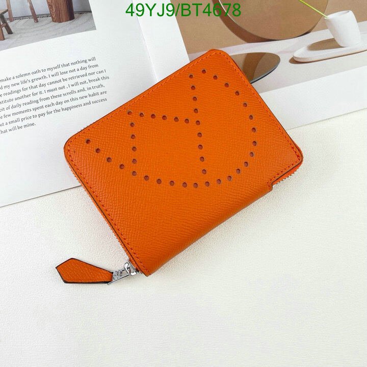 Hermes Bag-(4A)-Wallet- Code: BT4678 $ 64USD