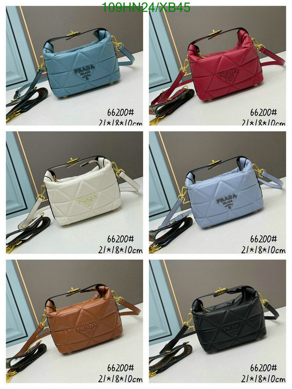 Prada Bag-(4A)-Diagonal-,Code: XB45,$ 142USD