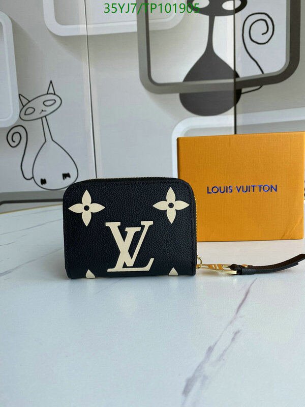 LV Bags-(4A)-Wallet-,Code: TP101905,$ 46USD