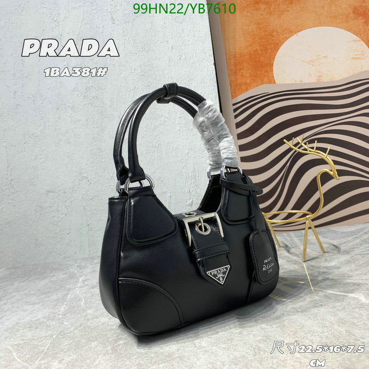 Prada Bag-(4A)-Handbag- Code: YB7610 $ 129USD