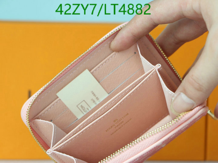 LV Bags-(4A)-Wallet-,Code: LT4882,$ 55USD