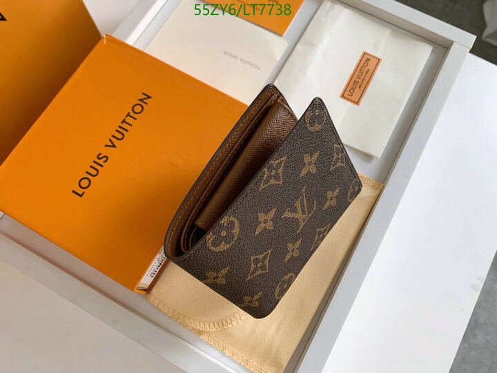 LV Bags-(4A)-Wallet-,Code: LT7738,$ 72USD