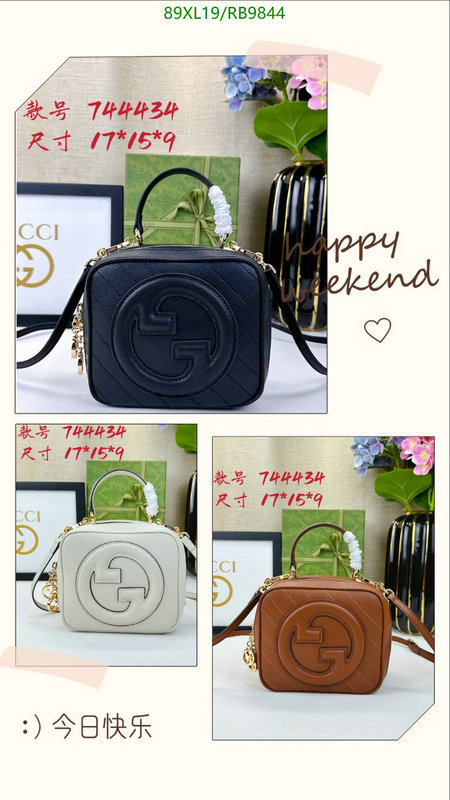 Gucci Bag-(4A)-Diagonal- Code: RB9844 $ 116USD