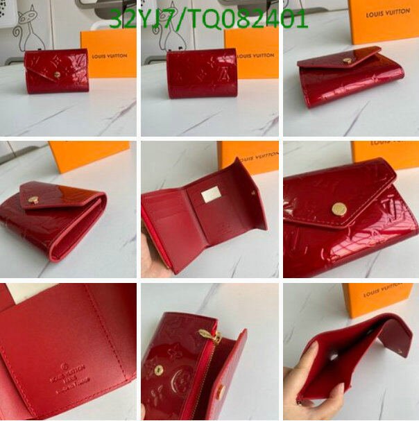 LV Bags-(4A)-Wallet-,Code: TQ082401,$ 42USD