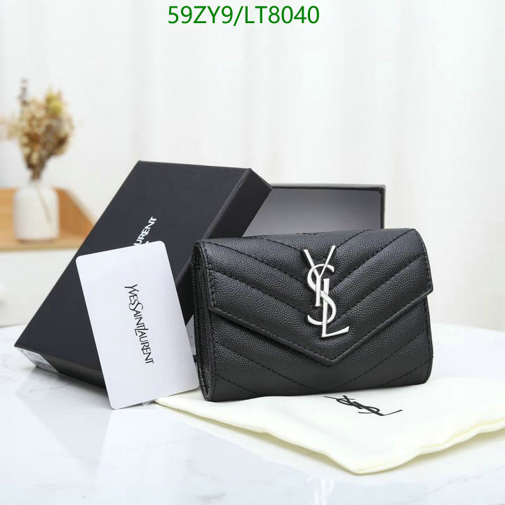 YSL Bag-(4A)-Wallet-,Code: LT8040,$ 77USD