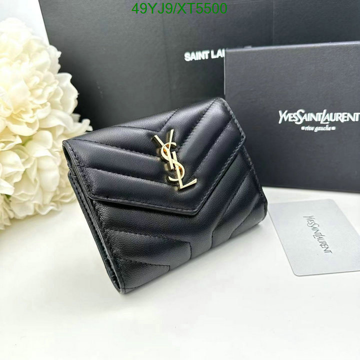 YSL Bag-(4A)-Wallet-,Code: XT5500,$ 64USD