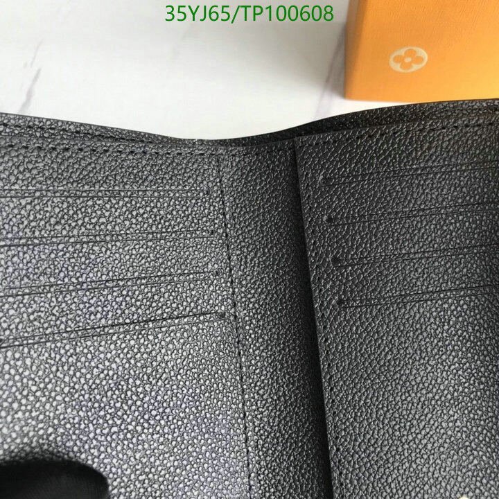 LV Bags-(4A)-Wallet-,Code: TP100608,$ 46USD
