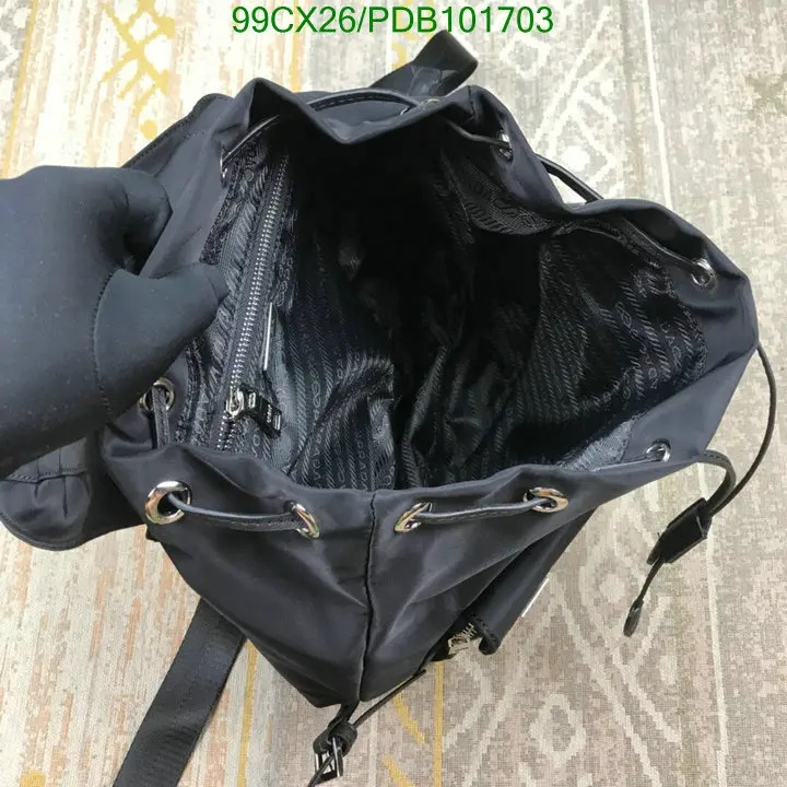 Prada Bag-(4A)-Backpack- Code: PDB101703