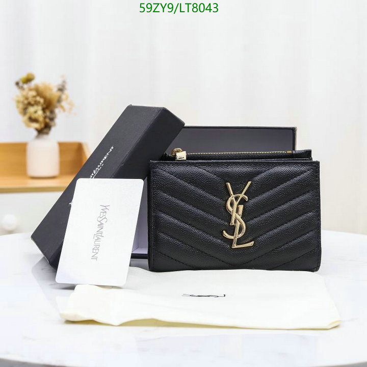 YSL Bag-(4A)-Wallet-,Code: LT8043,$ 77USD