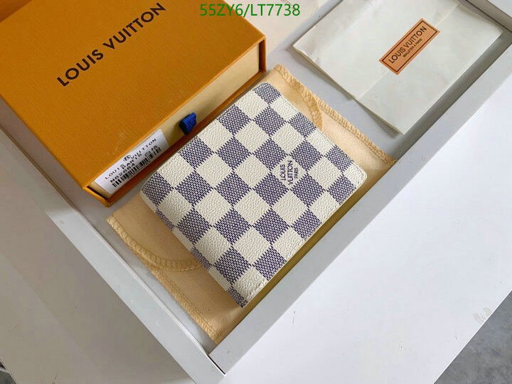 LV Bags-(4A)-Wallet-,Code: LT7738,$ 72USD