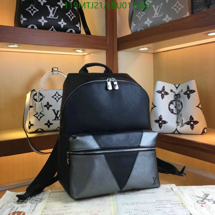 LV Bags-(4A)-Backpack-,Code: LBU011663,$ 155USD