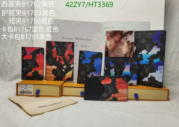 LV Bags-(4A)-Wallet-,Code: HT3369,$ 55USD