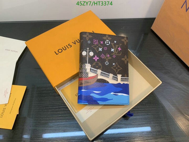 LV Bags-(4A)-Wallet-,Code: HT3374,$ 59USD