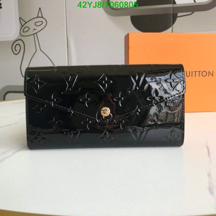 LV Bags-(4A)-Wallet-,Code: T060805,$ 55USD