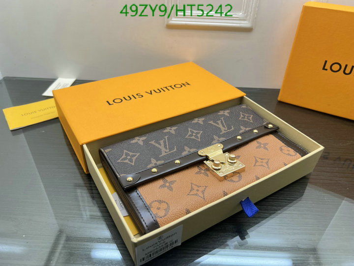LV Bags-(4A)-Wallet-,Code: HT5242,$ 64USD