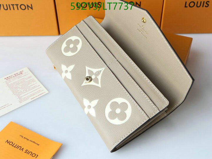 LV Bags-(4A)-Wallet-,Code: LT7737,$ 77USD