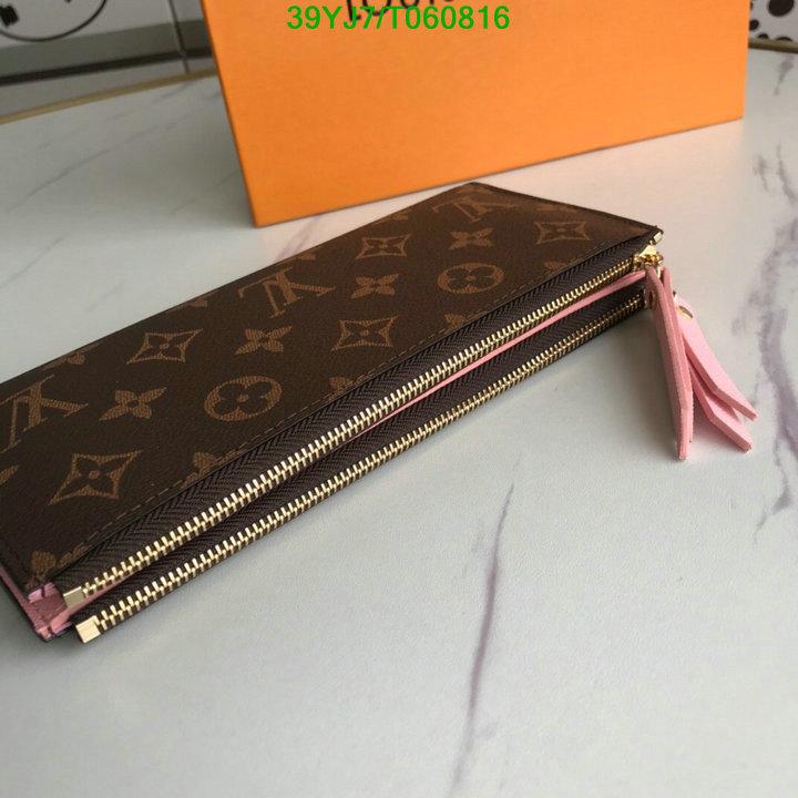 LV Bags-(4A)-Wallet-,Code: T060816,$ 51USD