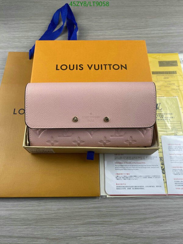 LV Bags-(4A)-Wallet-,Code: LT9058,$ 59USD