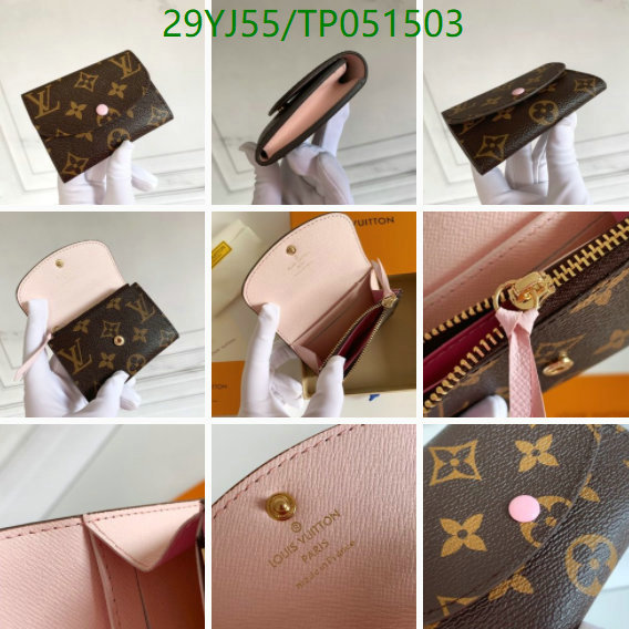LV Bags-(4A)-Wallet-,Code: TP051503,$ 38USD