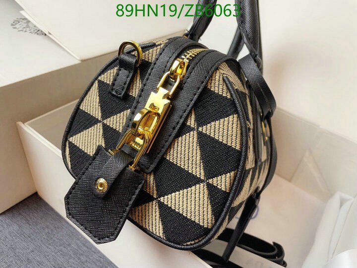 Prada Bag-(4A)-Handbag- Code: ZB6063 $ 116USD