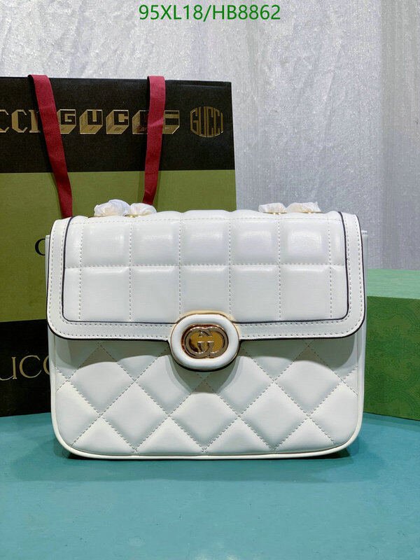 Gucci Bag-(4A)-Diagonal- Code: HB8862 $ 124USD