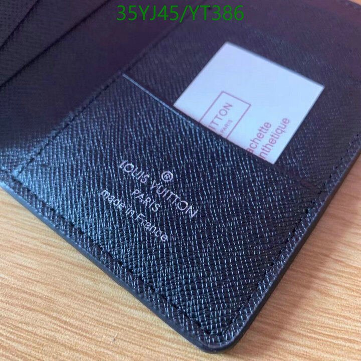 LV Bags-(4A)-Wallet-,Code: YT386,$ 46USD