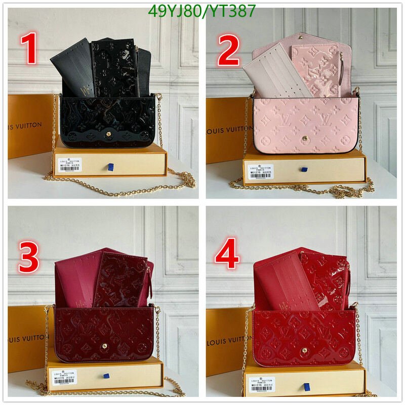 LV Bags-(4A)-Wallet-,Code: YT387,$ 64USD
