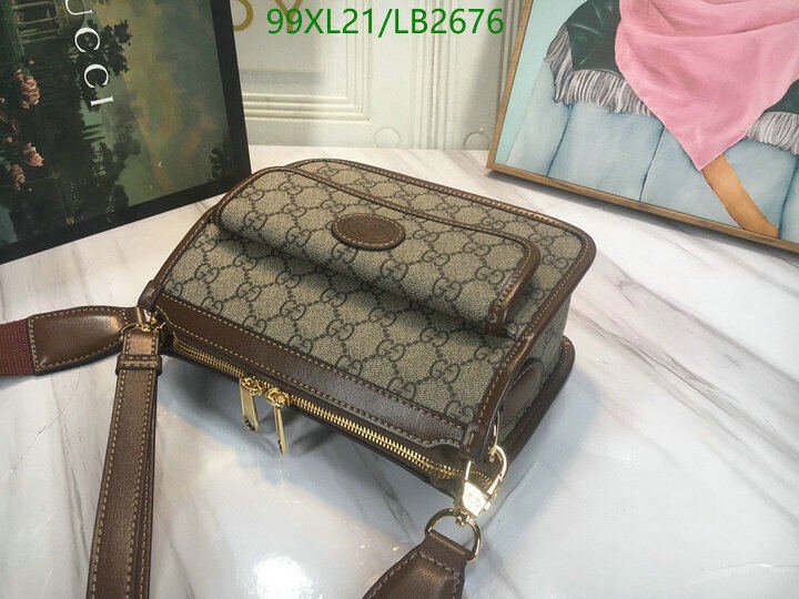 Gucci Bag-(4A)-Diagonal-,Code: LB2676,$ 129USD