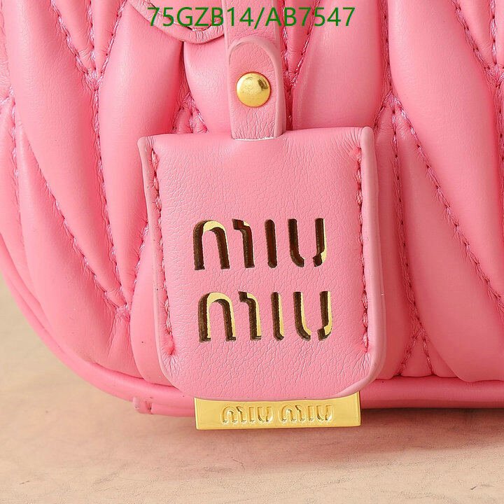 Miu Miu Bag-(4A)-Crossbody- Code: AB7547 $ 98USD
