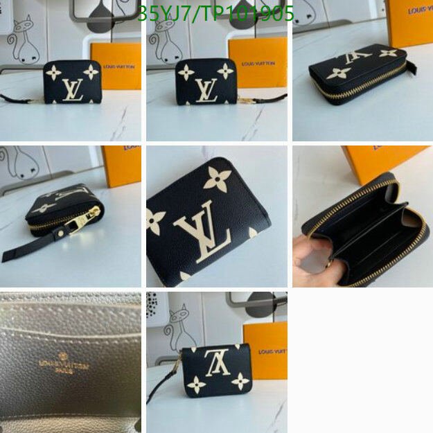 LV Bags-(4A)-Wallet-,Code: TP101905,$ 46USD