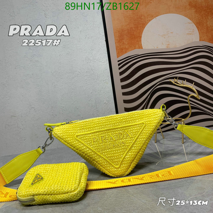 Prada Bag-(4A)-Triangle-,Code: ZB1627,$ 116USD