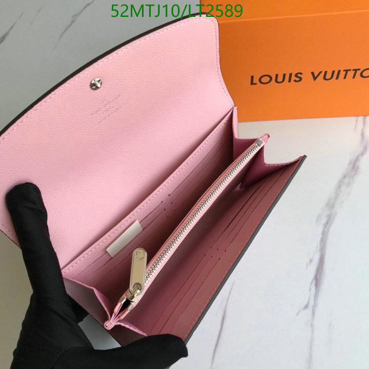 LV Bags-(4A)-Wallet-,Code: LT2589,$ 68USD