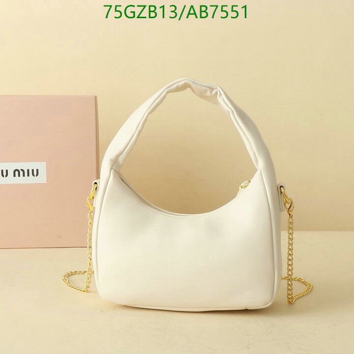 Miu Miu Bag-(4A)-Handbag- Code: AB7551 $ 98USD