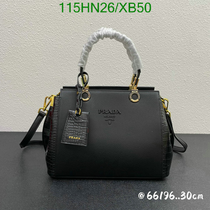 Prada Bag-(4A)-Handbag-,Code: XB50,$ 150USD
