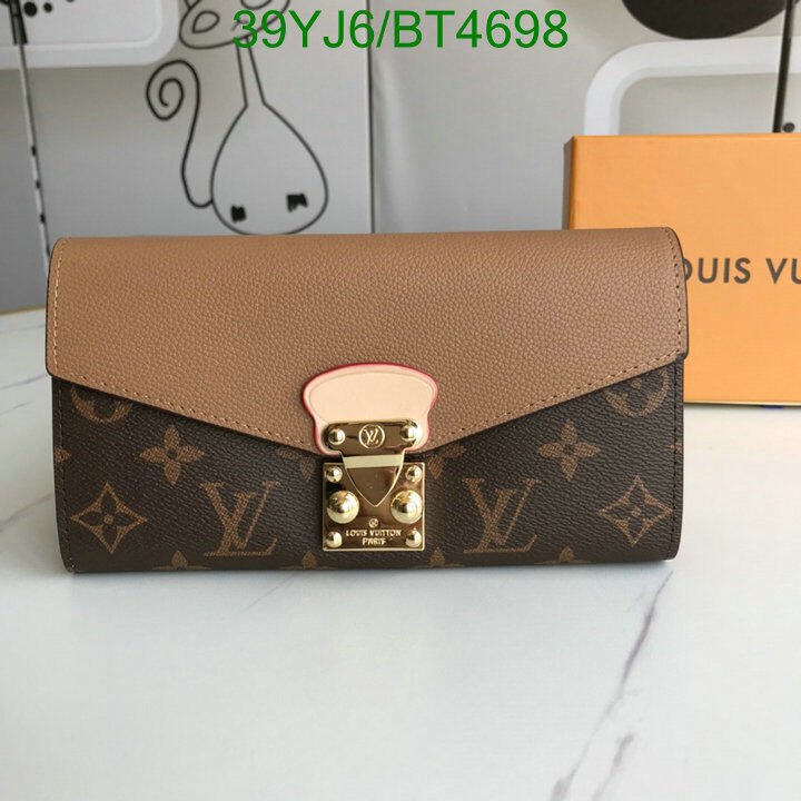 LV Bag-(4A)-Wallet- Code: BT4698 $ 51USD