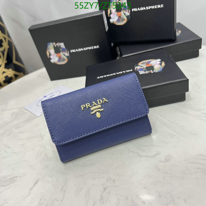 Prada Bag-(4A)-Wallet-,Code: ZT5343,$ 72USD