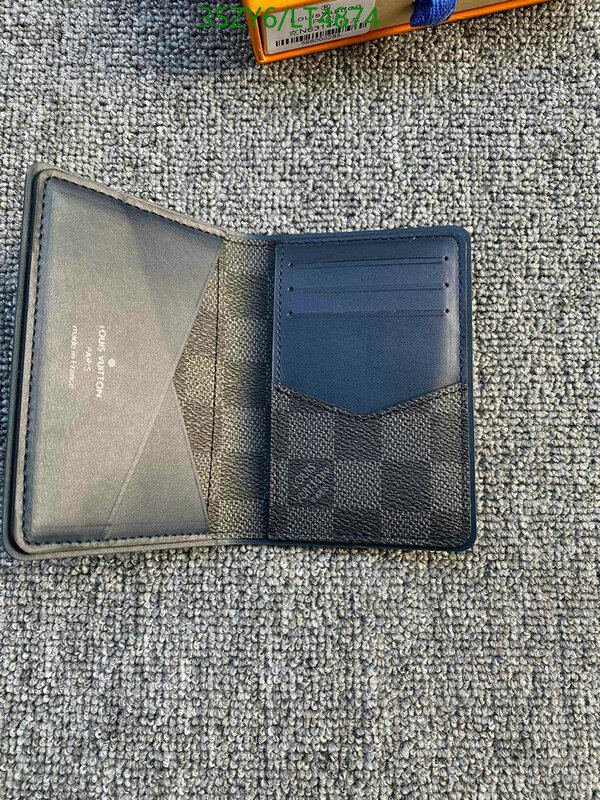 LV Bags-(4A)-Wallet-,Code: LT4874,$ 46USD
