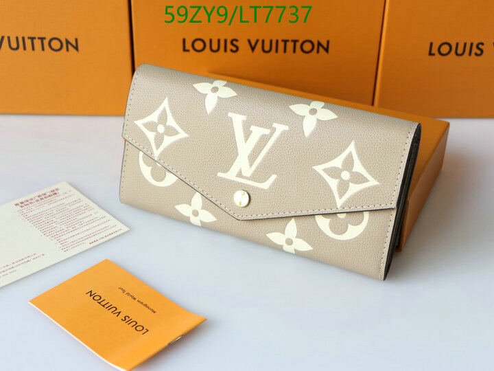 LV Bags-(4A)-Wallet-,Code: LT7737,$ 77USD