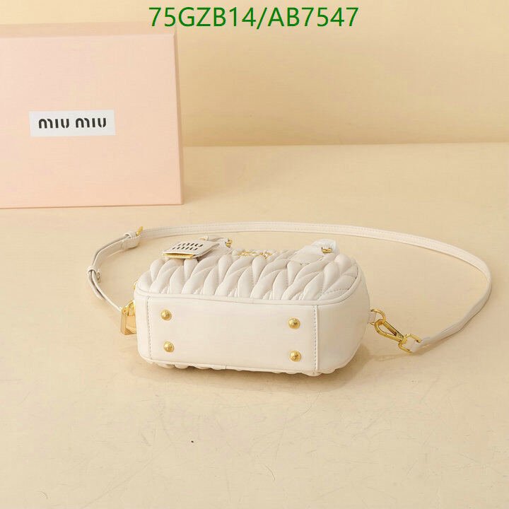 Miu Miu Bag-(4A)-Crossbody- Code: AB7547 $ 98USD