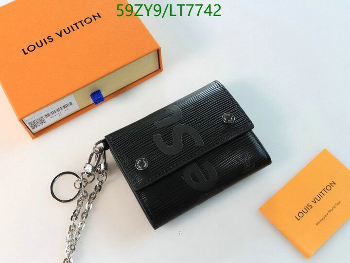 LV Bags-(4A)-Wallet-,Code: LT7742,$ 77USD